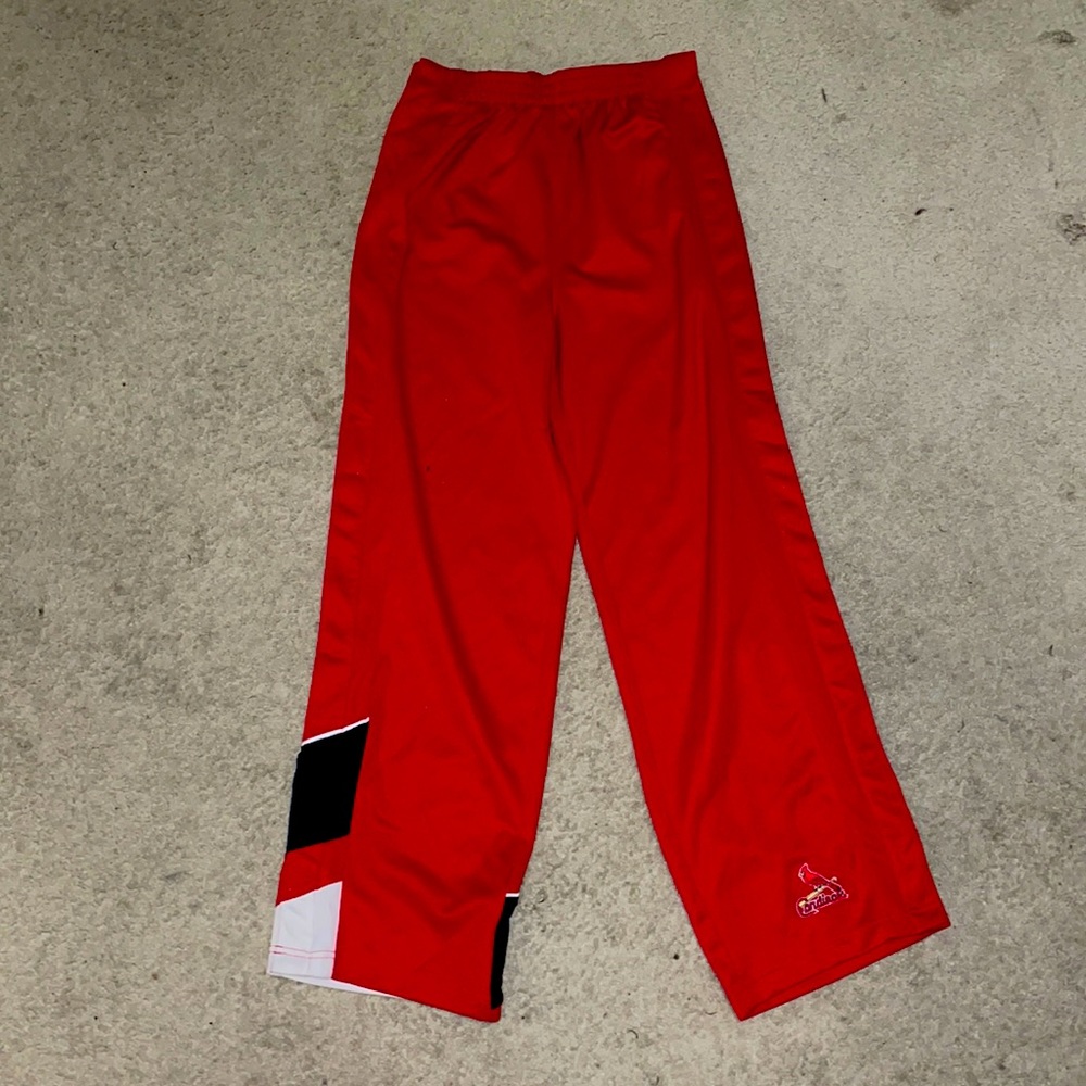 Cardinal sweat pants button up